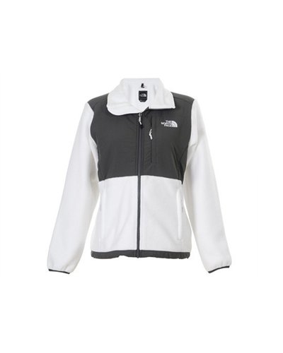 The North Face Women's Denali  Fleece Jacket White/Black