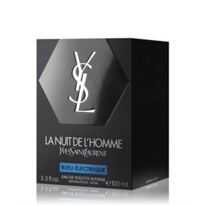 Yves Saint Laurent La Nuit De L'Homme Bleu Electrique Eau De Toilette for Men 3.3 Oz 100 Ml
