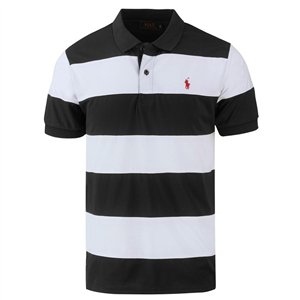 R.L Classic Fit Striped Jersey Polo Shirt