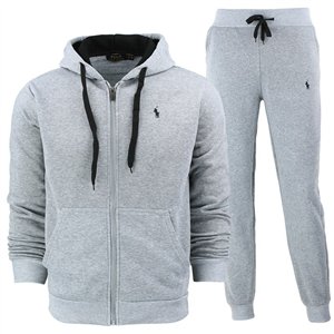 Polo Colorblock Fleece Zip Hoodie & Pants Set