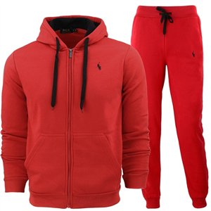 Polo Colorblock Fleece Zip Hoodie & Pants Set