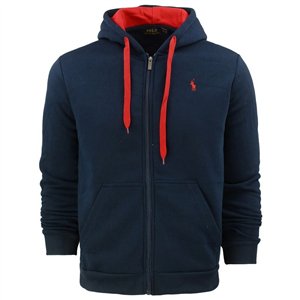 Polo Colorblock Fleece Zip Hoodie & Pants Set