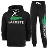 Lacoste Men’s Cotton Fleece Pullover Hoodie & Pants Set