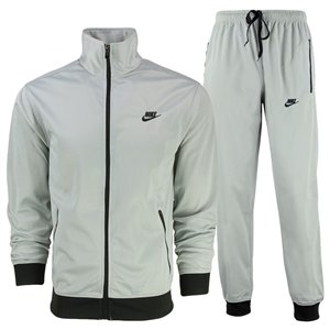 Nike Men's Knit 2 Piece Tracksuit Gray