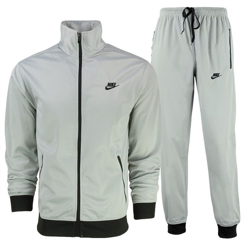 Nike Men's Knit 2 Piece Tracksuit Gray