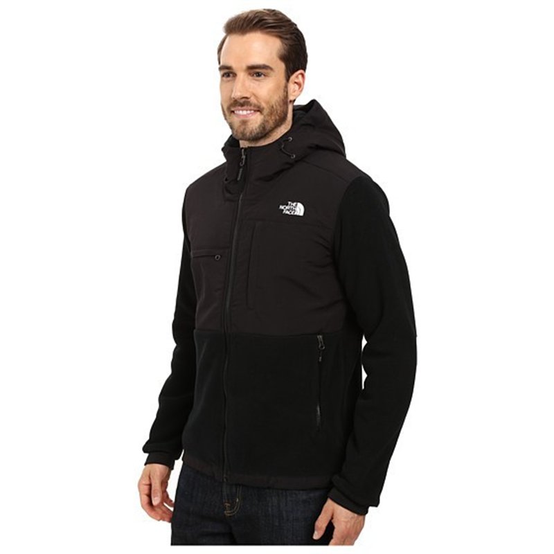 The North Face Men's Denali Fleece Hoodie Jacket Black