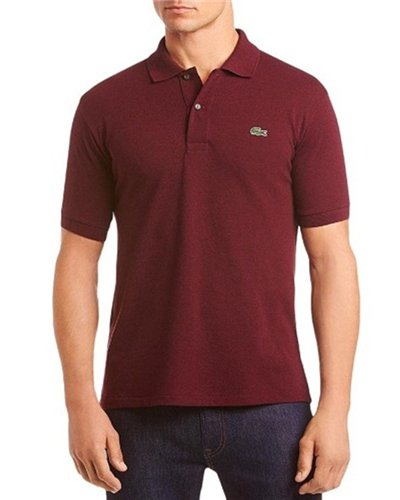 Lacoste Pique Polo Shirt Burgundy