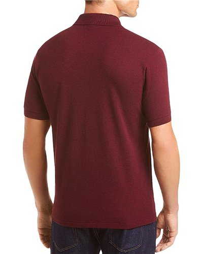 Lacoste Pique Polo Shirt Burgundy
