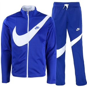 Nike Sportswear Swoosh  2 Piece Tracksuit Royal/White/