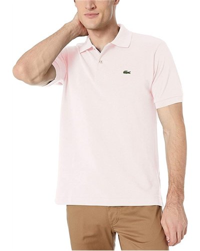 Lacoste Pique Polo Shirt Flamingo Pink