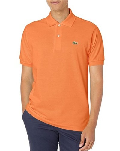 Lacoste Pique Polo Shirt  Orange