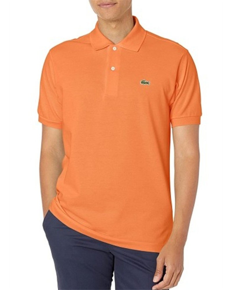 Lacoste Pique Polo Shirt  Orange