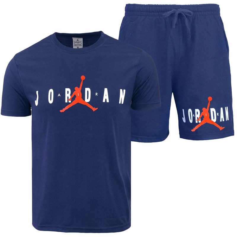 Jordan Air Men's Crewneck  Top & Short Set