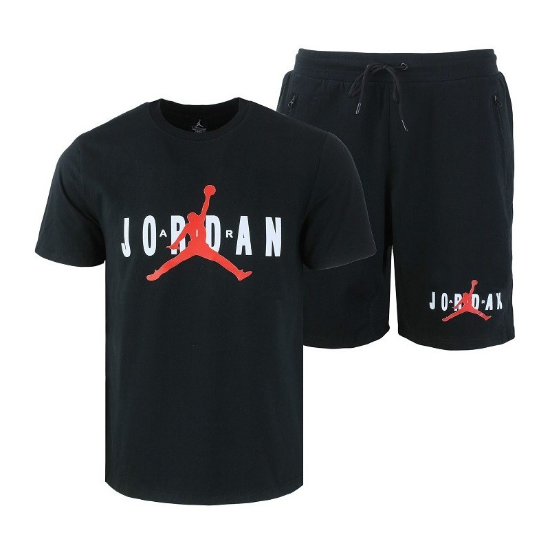 Jordan Air Men's Crewneck  Top & Short Set