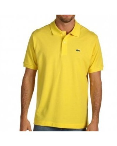 Lacoste Pique Polo Shirt  Yellow