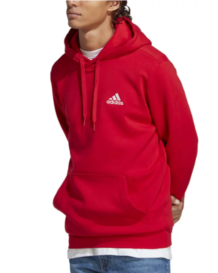 Adidas Men's Feel Cozy Essentials Fleece Pullover Hoodie
