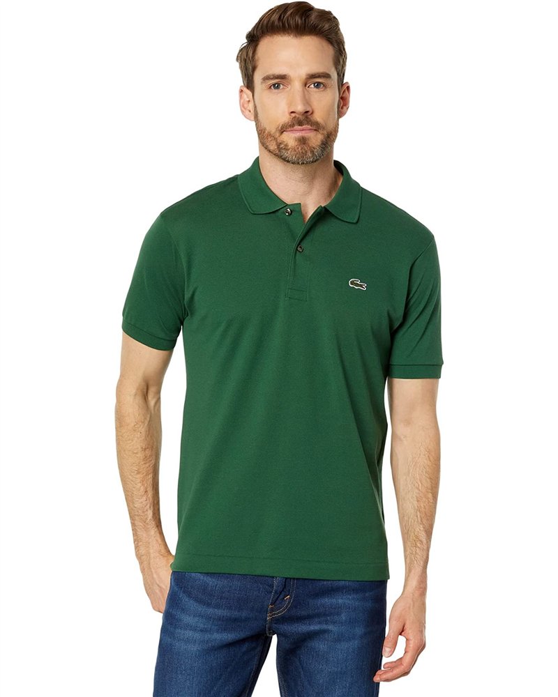 Lacoste Pique Polo Shirt  Kelly Green