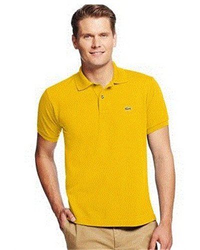 Lacoste Pique Polo Shirt  Mustard Yellow