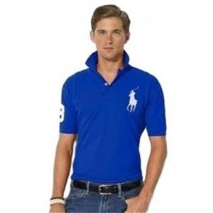 Polo Ralph Lauren Men's Custom-Fit Big Pony Mesh Polo Shirt - Black