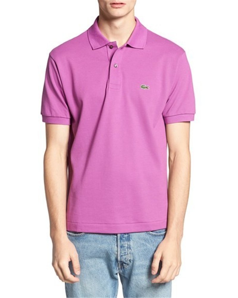 Lacoste Pique Polo Shirt  Lavender