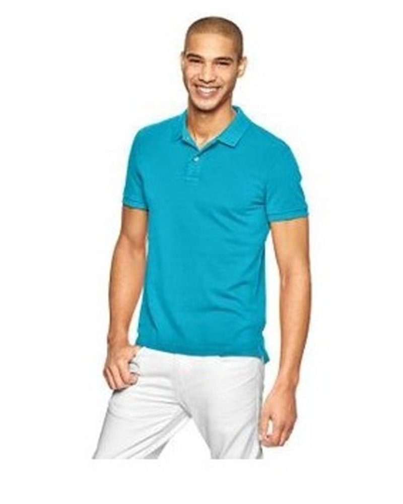 Lacoste Pique Polo Aqua Cyan