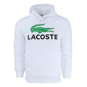 Lacoste Men’s Cotton Fleece Pullover Monogram Hoodie