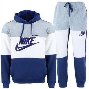 Nike Sportswear Club Fleece Men's Colorblock Pullover Hoodie & Pants Set