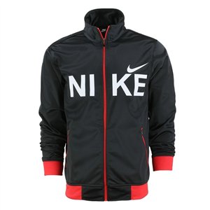 Nike Sportswear Swoosh  2 Piece Tracksuit Black/Red