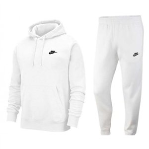 Nike Sportswear Club Fleece Men's Pullover Hoodie   Hoodie & Pants Set White