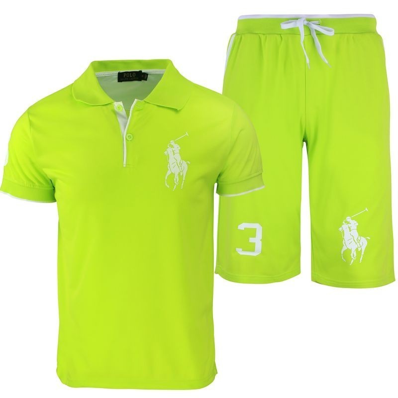 R.L Polo Men's Big Pony Short & Polo Shirt Final Sale