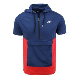 Nike Men's Tech Short-Sleeve Full Zip Cargo Hoodie & Short Set