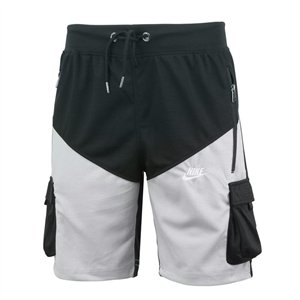 Nike Men's Tech Short-Sleeve Full Zip Cargo Hoodie & Short Set