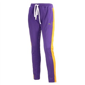 Lacoste Men's Sport Color-Blocked Track Suit Purple/yellow