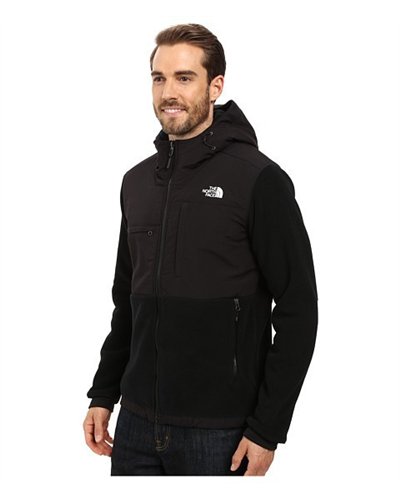 The North Face Men's Denali Fleece Hoodie Jacket Black