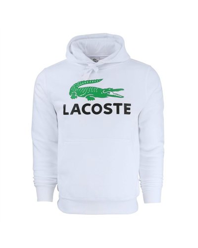 Lacoste Men’s Cotton Fleece Pullover Monogram Hoodie
