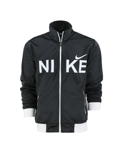 Nike Sportswear Swoosh  2 Piece Tracksuit Black/White
