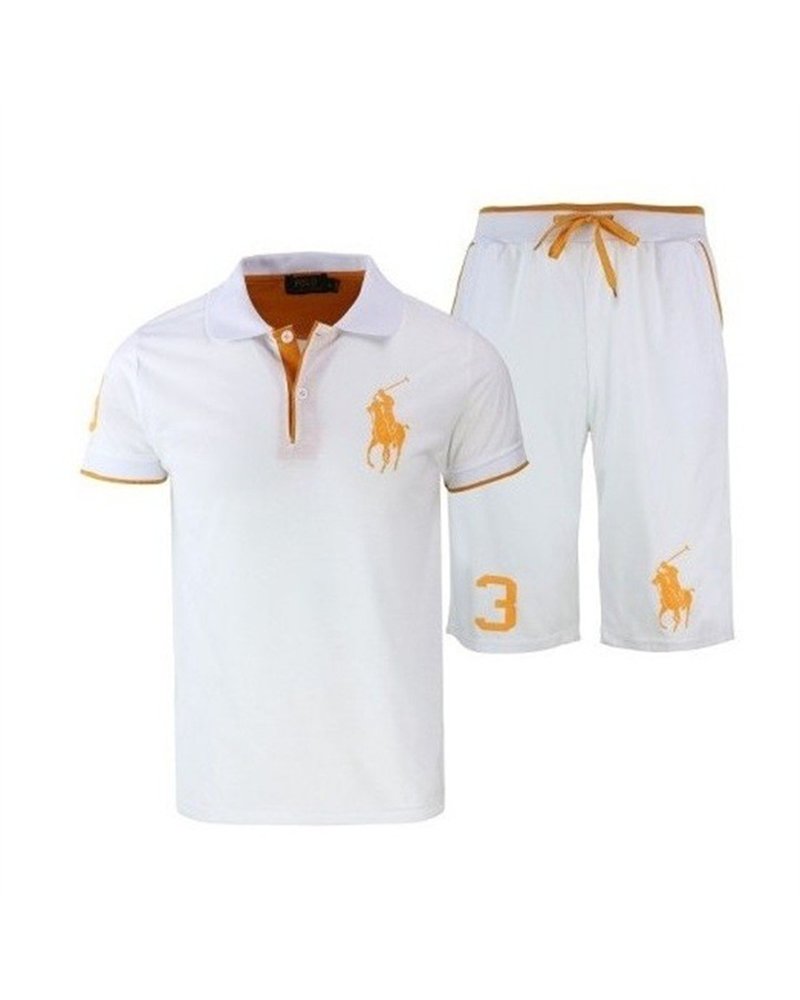 R.L Polo Men's Big Pony Short & Polo Shirt Final Sale