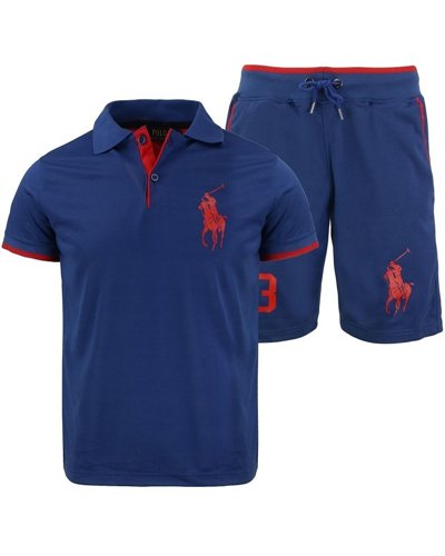 R.L Polo Men's Big Pony Short & Polo Shirt Final Sale