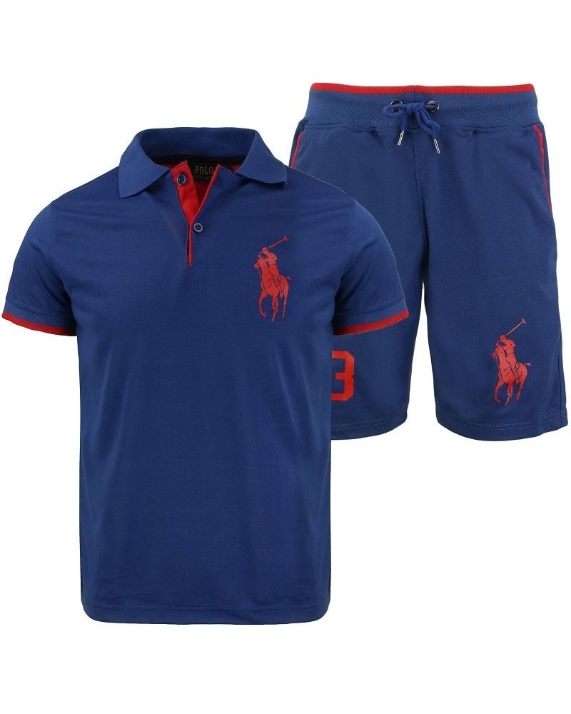 R.L Polo Men's Big Pony Short & Polo Shirt Final Sale