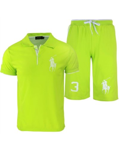 R.L Polo Men's Big Pony Short & Polo Shirt Final Sale