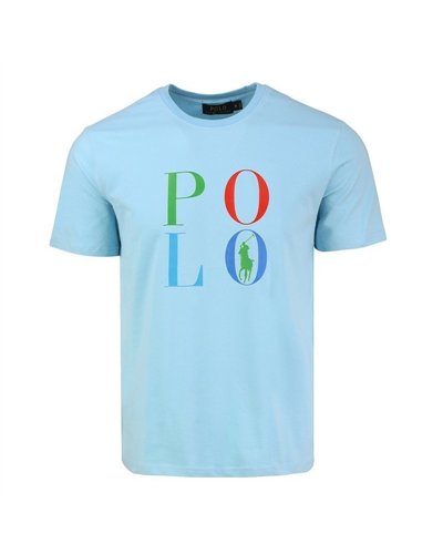 R.L Polo Men's Pony Shorts & Graphic T Shirt