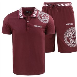 Versace Men's Polo Shirt & Short Set