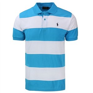 R.LClassic Fit Striped Jersey Polo Shirt