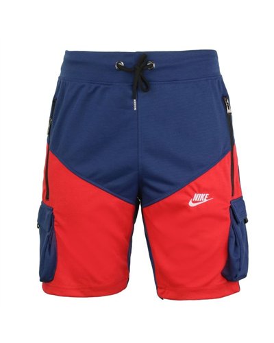 Nike Men's Tech Short-Sleeve Full Zip Cargo Hoodie & Short Set