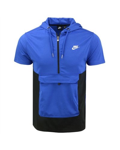 Nike Men's Tech Short-Sleeve Full Zip Cargo Hoodie & Short Set