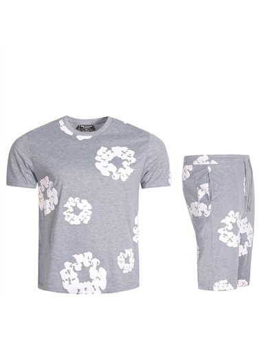 Denim Tears The Cotton Wreath Shorts & T Shirt 2 Piece Set