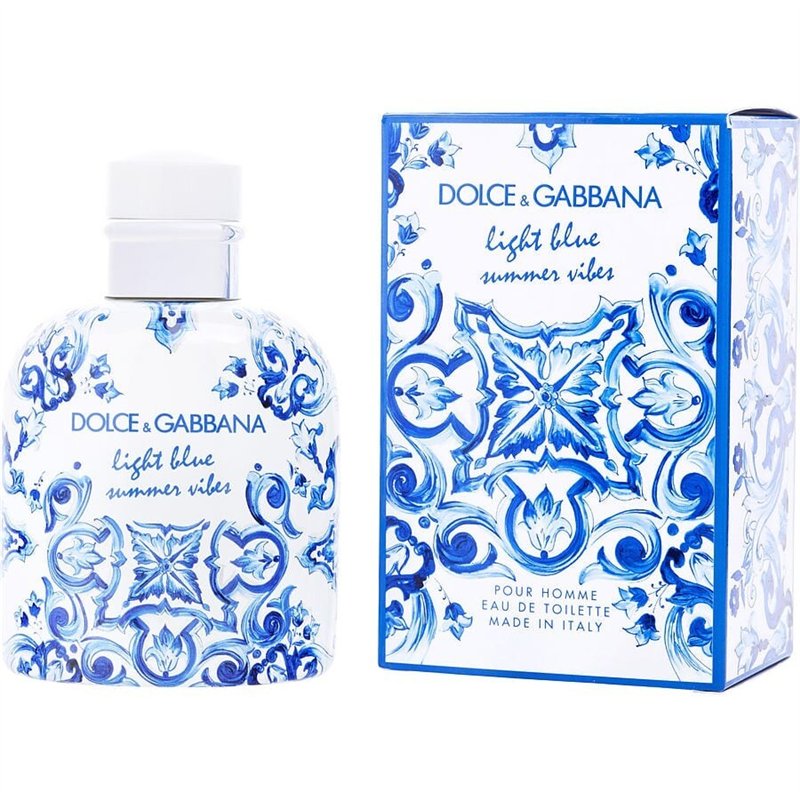 Dolce & Gabbana Men's Light Blue Pour Homme Summer Vibes EDT Spray 4.2 oz