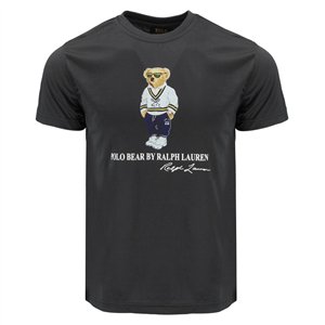 R.L Polo Men's Classic Fit Polo Bear Jersey T-Shirt& Short Set