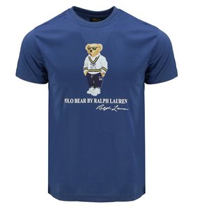 R.L Polo Men's Classic Fit Polo Bear Jersey T-Shirt& Short Set