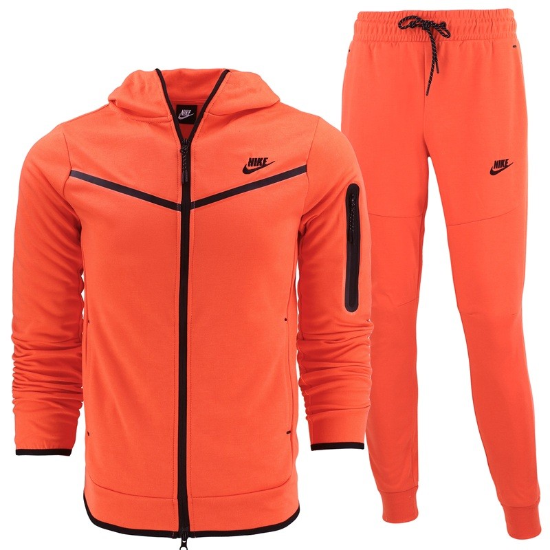 Nike Tech Fleece Full-Zip Hoodie & Pants 2 Pc Set Salmon
